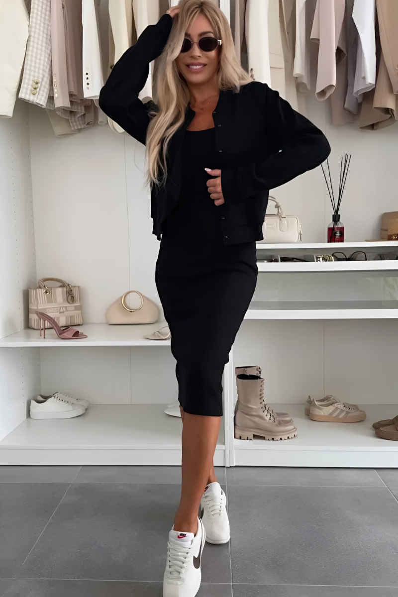 Manon | Midi Dress & Jacket for a Confident Elegance