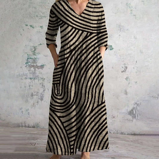 Eve | Vintage Striped Dress