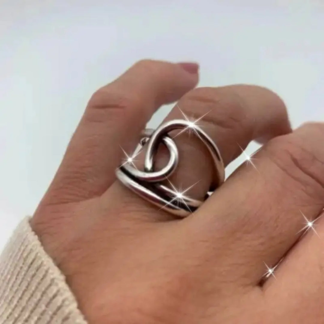 Astra™ | Irregular Silver Ring