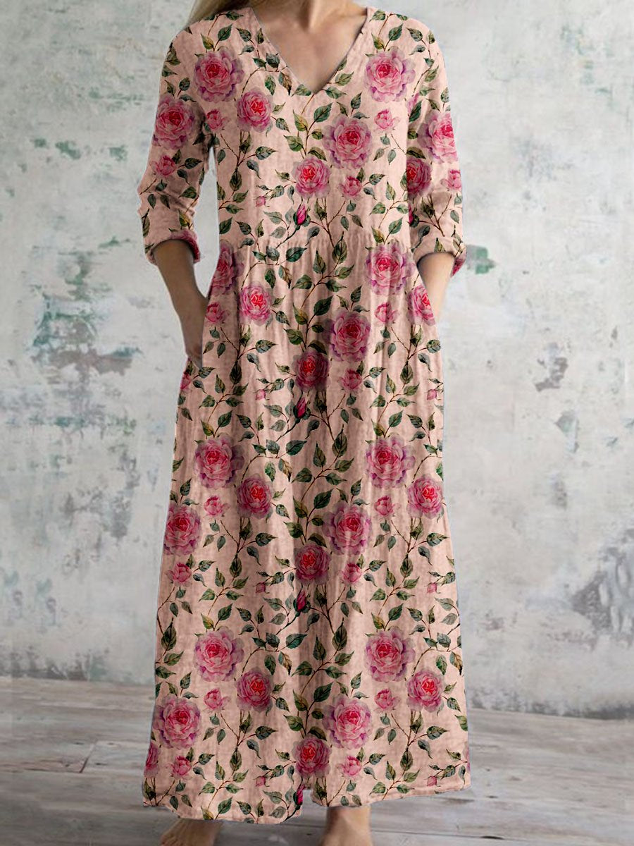Clarissa | Stylish dress with ruffled sleeve detail