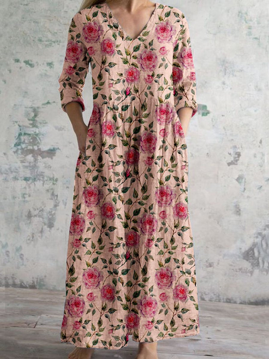 Clarissa | Stylish dress with ruffled sleeve detail