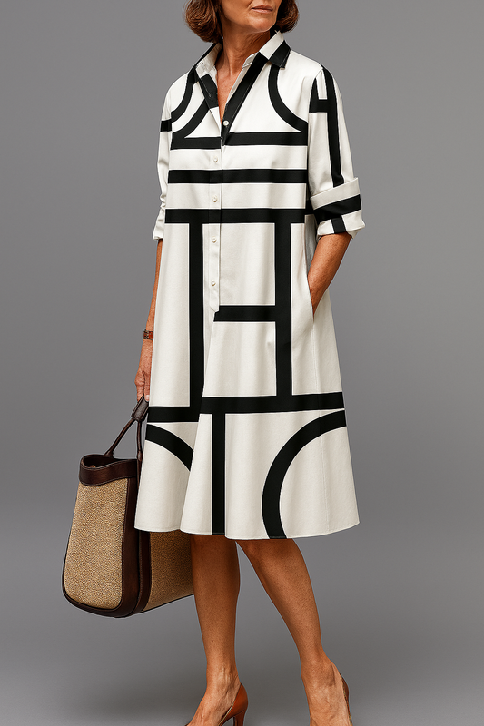 Brigitte | Luxury Midi Dress for Effortless Elegance