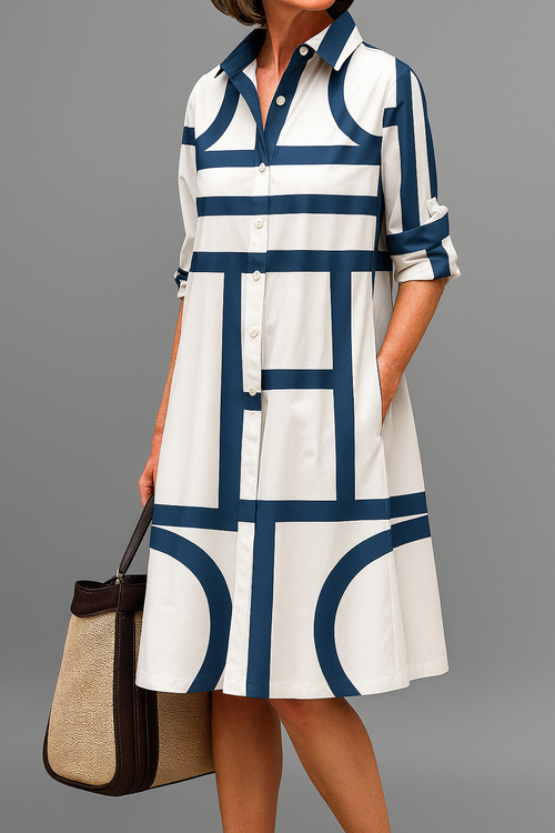 Julia | Elegant Midi Dress for an Effortless Style