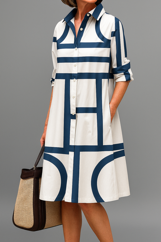 Julia | Elegant Midi Dress for an Effortless Style