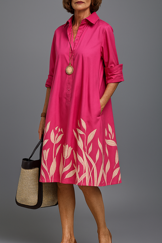 Liane | Luxury Midi Dress for Effortless Elegance